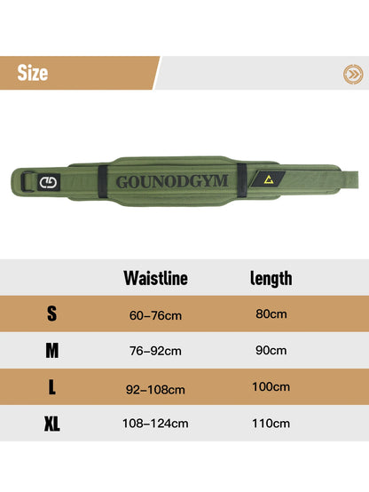 GOUNOD Fitness EVA Belt Deadlift Squat Weightlifting Training Corset High-intensity Exercise Training Waist Support